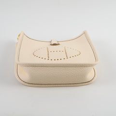 Hermes Mini Evelyn Nata Stamp Z