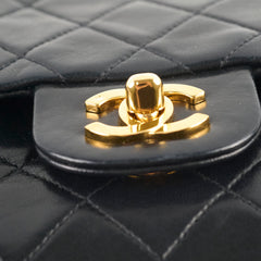 Chanel Vintage Classic Flap Small Lambskin Black