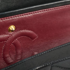 Chanel Vintage Classic Flap Small Lambskin Black