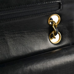 Chanel Vintage Classic Flap Small Lambskin Black