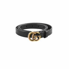 Gucci GG Logo Black Belt size 105