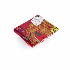 Hermes Les Voitures Silk Scarf Red 90 cm