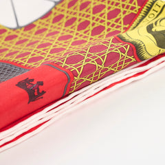 Hermes Les Voitures Silk Scarf Red 90 cm