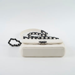 Chanel Seasonal Rectangular Mini Caviar White