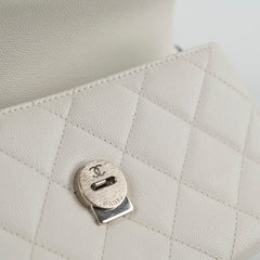 Chanel Seasonal Rectangular Mini Caviar White