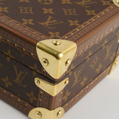 Louis Vuitton Trunk Watch Jewellery Box Monogram
