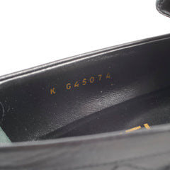 Chanel Platform Loafers Lambskin Black - Size 37C