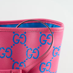Gucci GG Supreme Pink Tote Bag