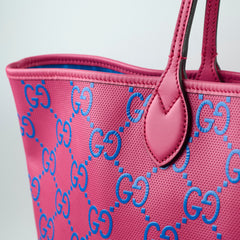Gucci GG Supreme Pink Tote Bag