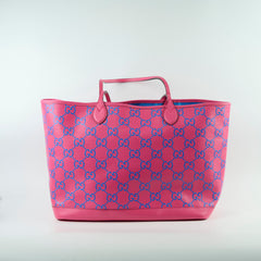 Gucci GG Supreme Pink Tote Bag