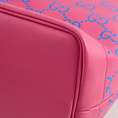 Gucci GG Supreme Pink Tote Bag