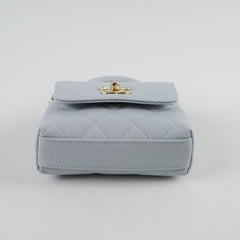 Chanel Coco Handle Nano Caviar Light Blue (Microchipped)