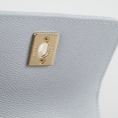 Chanel Coco Handle Nano Caviar Light Blue (Microchipped)