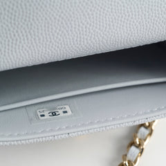 Chanel Coco Handle Nano Caviar Light Blue (Microchipped)