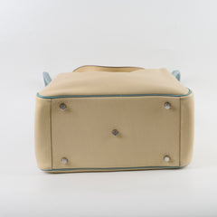 Hermes Lindy 30 Clemence PHW Parchemin/Ciel  M Square Stamp
