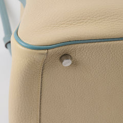 Hermes Lindy 30 Clemence PHW Parchemin/Ciel  M Square Stamp
