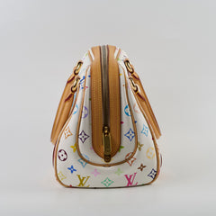Louis Vuitton Priscilla Multicolor Bag White 2006