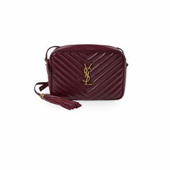 Saint Laurent Lou Camera Bag Burgundy
