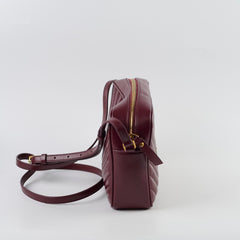 Saint Laurent Lou Camera Bag Burgundy