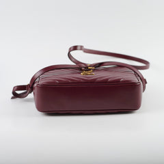 Saint Laurent Lou Camera Bag Burgundy