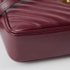 Saint Laurent Lou Camera Bag Burgundy