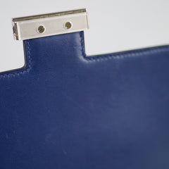 Hermes 24 Constance Epsom Blue Saphire X Stamp