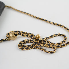 Chanel Wallet on Chain WOC Pearl Crush Lambskin Black