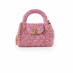 Chanel Kelly Small Pink Tweed (Microchipped)