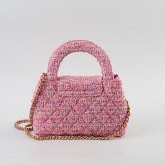 Chanel Kelly Small Pink Tweed (Microchipped)