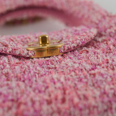 Chanel Kelly Small Pink Tweed (Microchipped)