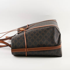 Celine Cabas Drawstring Tote Monogram Triomphe