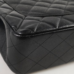 Chanel Classic Flap Jumbo Black Caviar