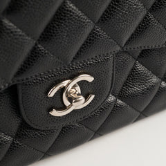 Chanel Classic Flap Jumbo Black Caviar