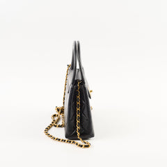 Chanel Kelly 23K Small Black Microchipped