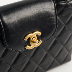 Chanel Kelly 23K Small Black Microchipped