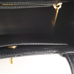 Chanel Kelly 23K Small Black Microchipped