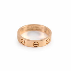 Cartier Love Ring Pink Gold Size 46
