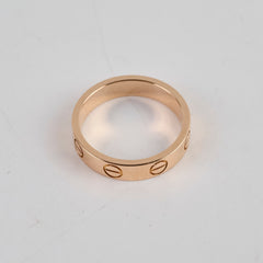 Cartier Love Ring Pink Gold Size 46
