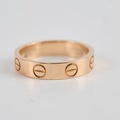 Cartier Love Ring Pink Gold Size 46
