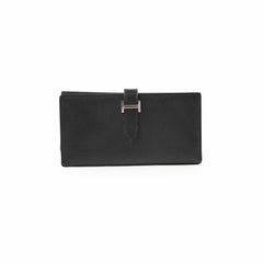 Hermes Bearn Wallet Black - Square K Stamp