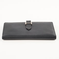 Hermes Bearn Wallet Black - Square K Stamp