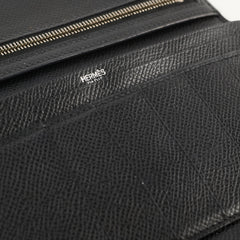 Hermes Bearn Wallet Black - Square K Stamp