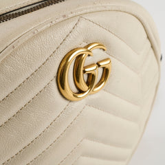 Gucci Ophidia Round Crossbody White Ivory
