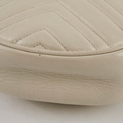 Gucci Ophidia Round Crossbody White Ivory