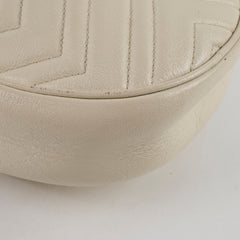 Gucci Ophidia Round Crossbody White Ivory