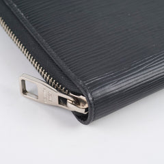 Louis Vuitton Epi Zip Wallet Black