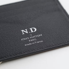Louis Vuitton Note Clip Wallet Black