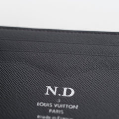 Louis Vuitton Note Clip Wallet Black