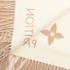 ITEM 16 - Louis Vuitton Reykjavik Cashmere Scarf Beige