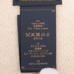 ITEM 16 - Louis Vuitton Reykjavik Cashmere Scarf Beige